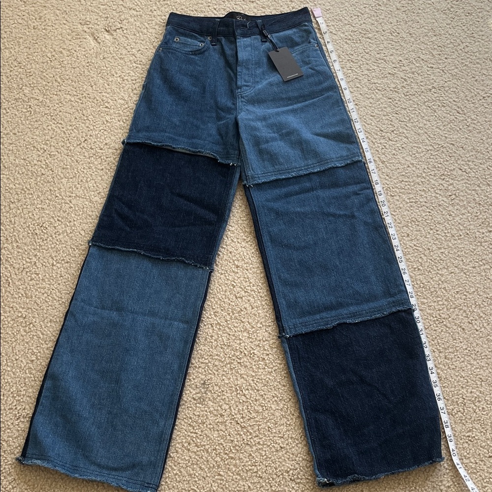 RAILS Getty Patchwork Wide Leg Jean